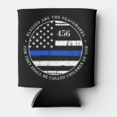 平賛美平兵器警察でパーソナライズされたある 缶クーラー (正面)