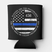 平賛美平兵器警察でパーソナライズされたある 缶クーラー (裏面)