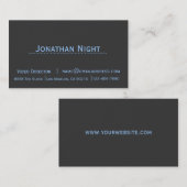 平野およびシンプル2の調子の名刺 名刺 (正面/裏面)