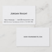 平野およびシンプル2の調子の名刺 名刺 (正面/裏面)