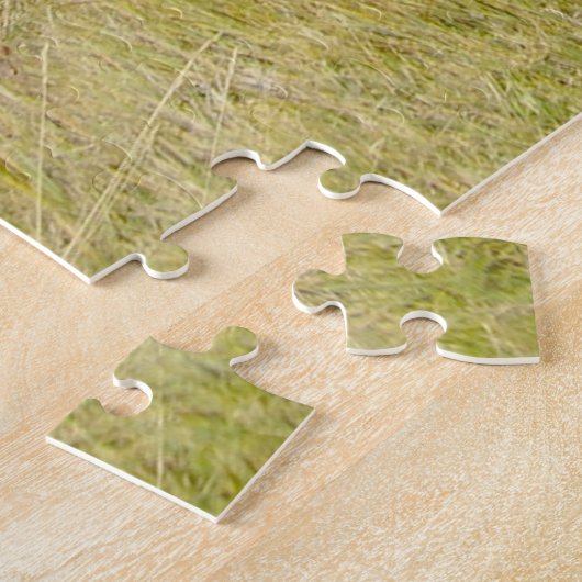 平野の北米のバイソンの写真 ジグソーパズル (側面)