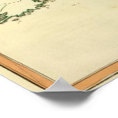 平野の地図とイギリス諸島 ポスター (角)