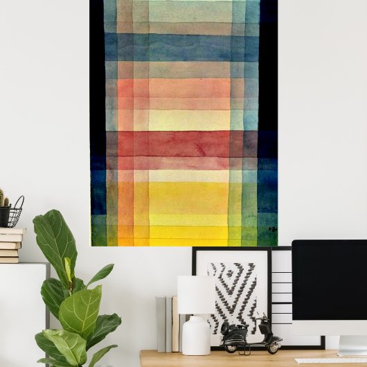 平野の建築 ポスター (ホームオフィス)