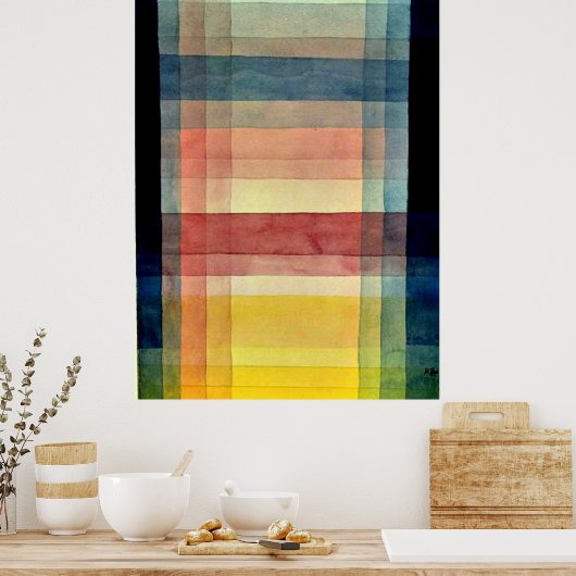 平野の建築 ポスター (キッチン)