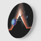 平野の火星 ラージ壁時計 (傾斜)