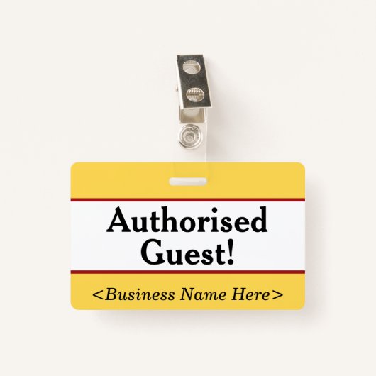 平野は"承認しましたゲストを!" バッジ (正面クリップ)