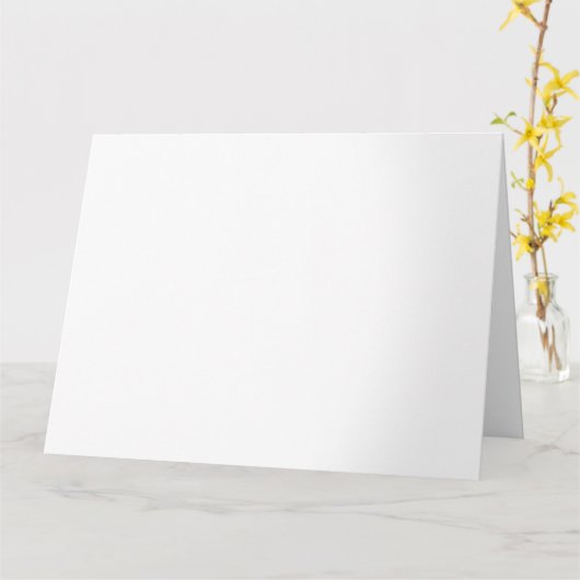 平野を中心とした白い正三角形 カード (黄色い花)