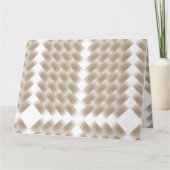 平野を中心とした白い正三角形 カード (正面)