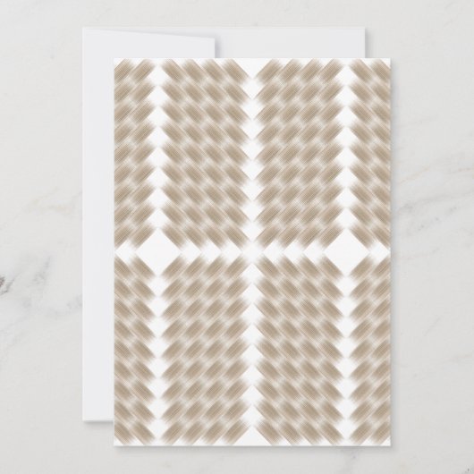 平野を中心とした白い正三角形 招待状 (正面)