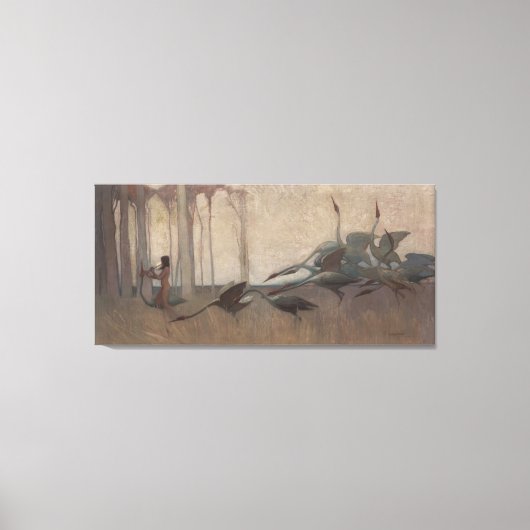 平野シドニーの神霊の長い神話 キャンバスプリント (正面)