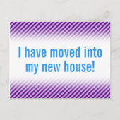 平野及び最小主義の新しい家の郵便はがき 案内ポストカード (正面)