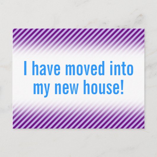 平野及び最小主義の新しい家の郵便はがき 案内ポストカード (正面)