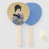 平野白鵬の少女 ハンドファン (正面&裏面)