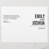 平野結婚式計画カスタムテンプレート (正面)