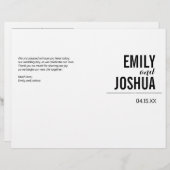 平野結婚式計画カスタムテンプレート (正面/裏面)