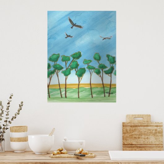 平野 ポスター (キッチン)