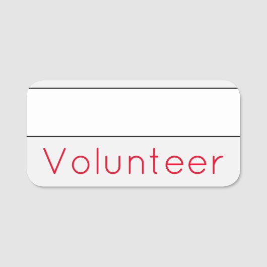 平野、基本的な"有志の"名札 名札 (正面)