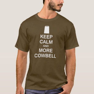 平静およびより多くのカウベルを保って下さい Tシャツ