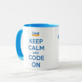 平静およびコードを保って下さい マグカップ (正面左)