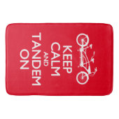 平静およびタンデムを保って下さい バスマット (正面)