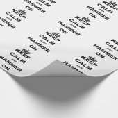 平静およびハンマーを保って下さい ラッピングペーパー (角)