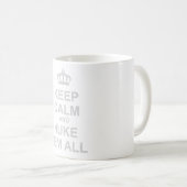 平静および原子力Emの全独裁者を保って下さいWar Funny コーヒーマグカップ (正面右)