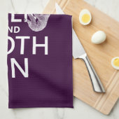 平静および怠惰を保って下さい キッチンタオル (四つ折り)