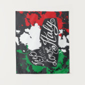 平静および愛イタリアを保って下さい タペストリー (正面)