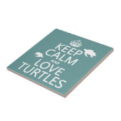 平静および愛カメを飼って下さい タイル (側面)