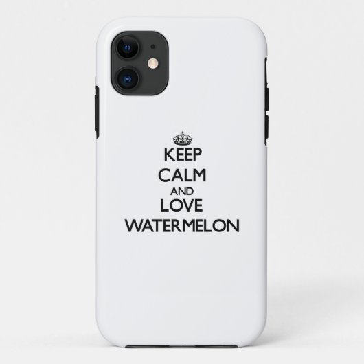 平静および愛スイカを保存して下さい Case-Mate iPhoneケース (裏面)