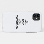 平静および愛スイカを保存して下さい Case-Mate iPhoneケース (裏面(横))
