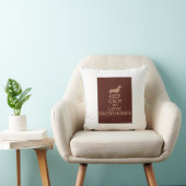 平静および愛ダックスフントを飼って下さい クッション (椅子)