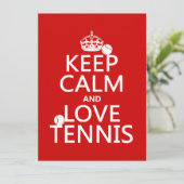 平静および愛テニスを保って下さい 招待状 (スタンド正面)