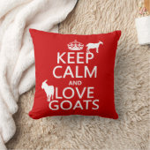 平静および愛ヤギを飼って下さい クッション (ブランケット)