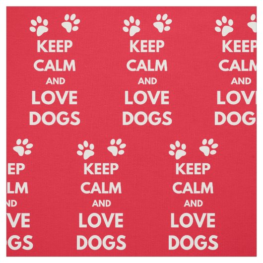 平静および愛犬を飼って下さい ファブリック (見本)