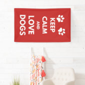 平静および愛犬を飼って下さい 横断幕 (インサイチュ)