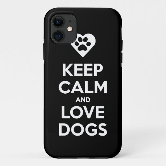 平静および愛犬を飼って下さい Case-Mate iPhoneケース (裏面)