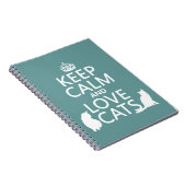 平静および愛猫を飼って下さい ノートブック (右側)