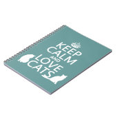 平静および愛猫を飼って下さい ノートブック (左側)