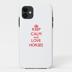 平静および愛馬を飼って下さい iPhone 11 ケース