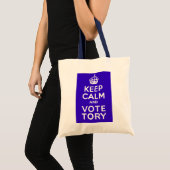 平静および投票保守党の~政治イギリスを保って下さい トートバッグ (正面(商品))
