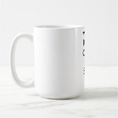 平静および波を保って下さい コーヒーマグカップ (左)