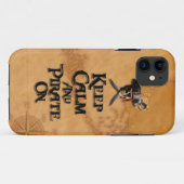 平静および海賊を保って下さい Case-Mate iPhoneケース (裏面(横))