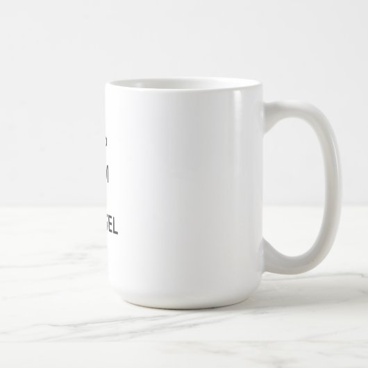 平静および相談を保って下さい コーヒーマグカップ (右)