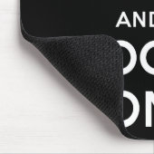 平静および石を保って下さい マウスパッド (コーナー)