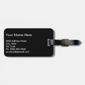 平静および石を保って下さい ラゲッジタグ (裏面横)