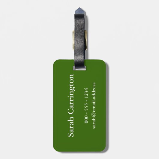 平静および粉砕をそれ保って下さい(テニス) (どの色でも) ラゲッジタグ (裏面縦)