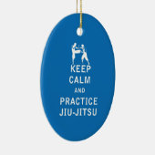 平静および練習Jiu-Jitsuを保って下さい セラミックオーナメント (右)