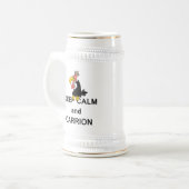 平静および腐肉のハゲタカを飼って下さい ビールジョッキ (正面左)