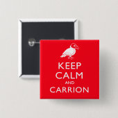 平静および腐肉を保って下さい 缶バッジ (正面&裏面)